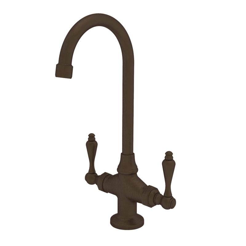 Nadya Double Handle Bar Faucet, English Bronze