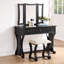 Ensemble de meuble-lavabo avec tabouret pliable unique-129413795