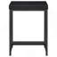 Ensemble de table noire 4 pièces à hauteur de comptoir