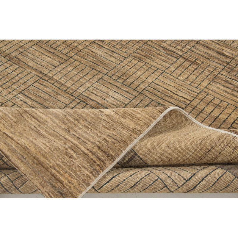 Geometric Hand Woven 205cm X 318cm Area Rug
