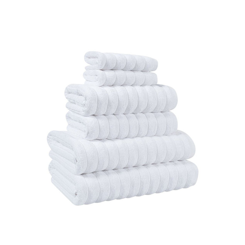 Ensemble de serviettes en coton Euphoria Luxury Turkish, 60, Blanc