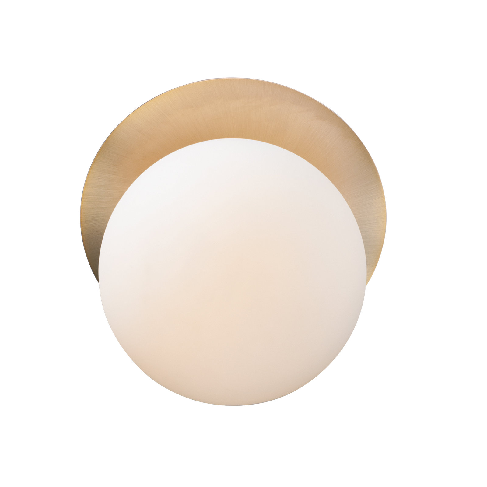 Drake Single Light Glass Steel Dimmable Flush Mounted Sconce