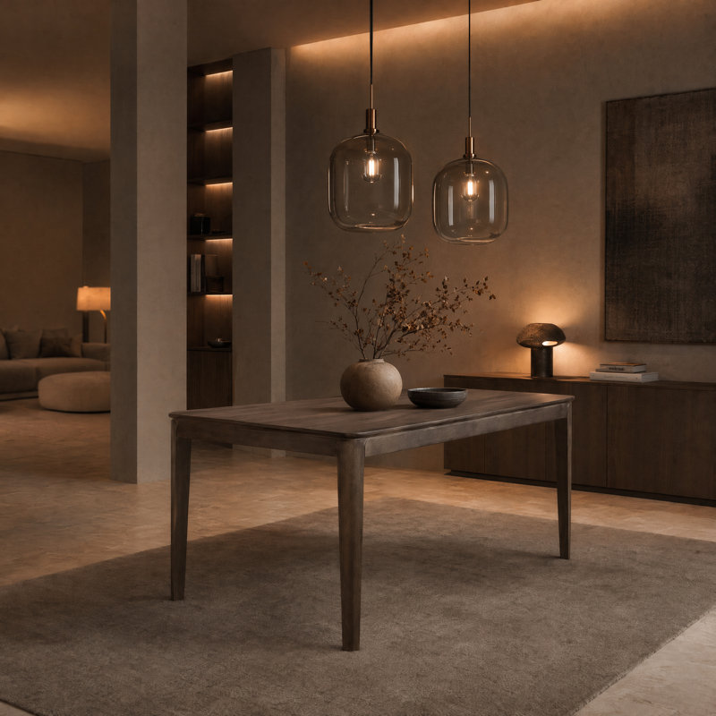 Bristol Wood Dining Table, Walnut