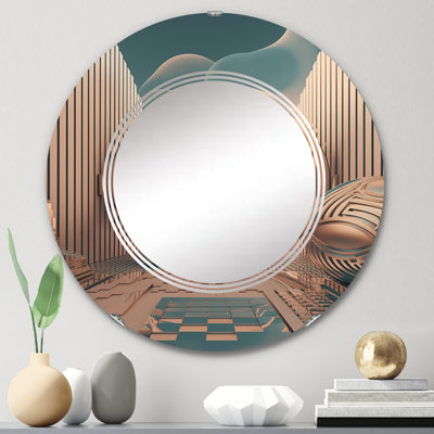 Vevat - Miroir mural moderne rond