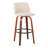 Thea Toriano Fixed-Height Bar & Counter Stools with Bent Wood Legs & Round Footrest-129427565-129427569-129427576
