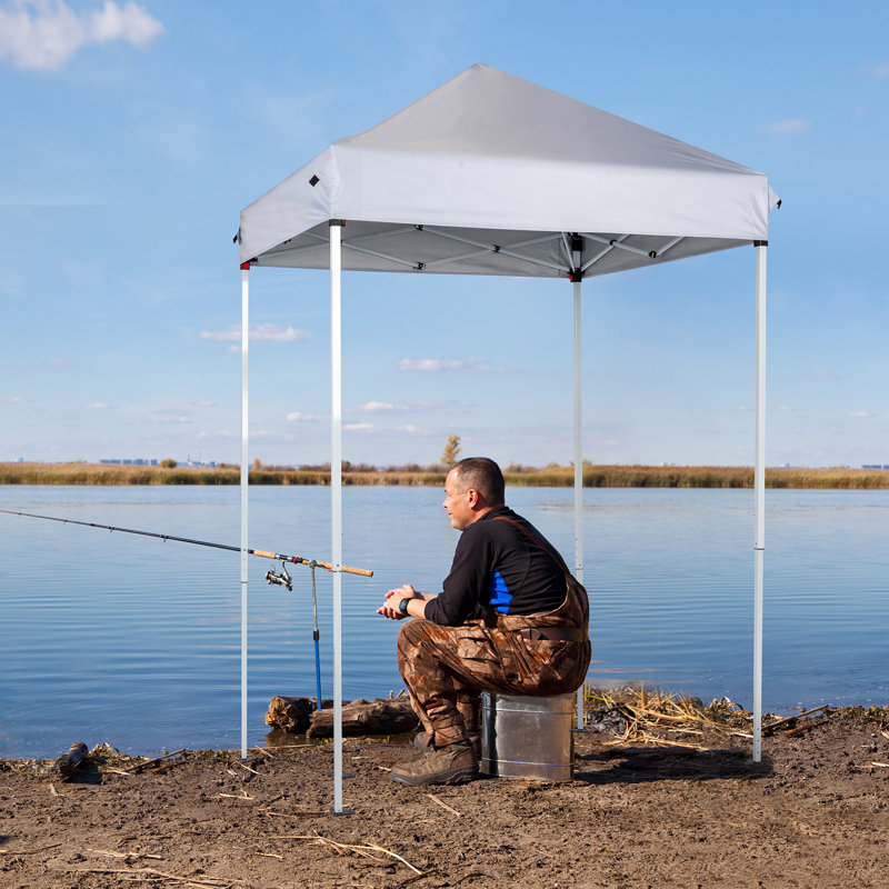 59'' W x 59'' D Steel Pop-Up Canopy, White