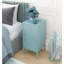 Table de bout à une porte verrouillable en métal, armoire de rangement moderne à hauteur réglable, table multifonctionnelle en acier laminé à froid-833037816