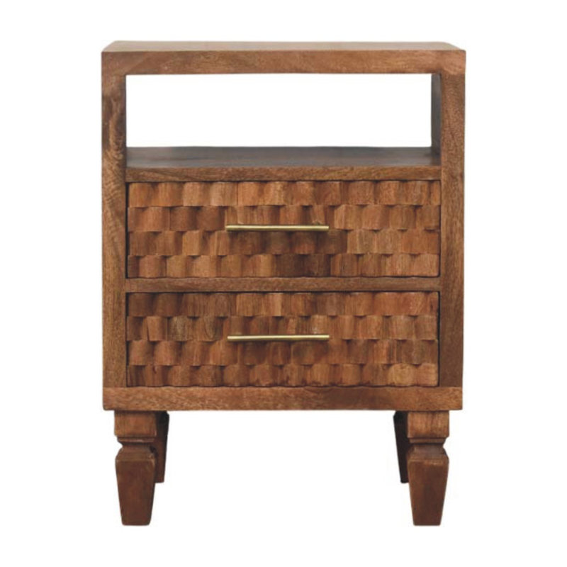 45.00cm W Solid Wood Bedside Table