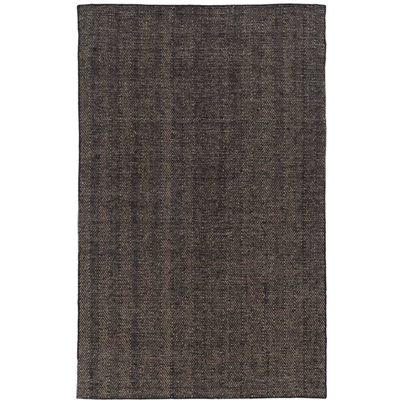 Tapis brun tissé à la main Engin, Rectangle 2 pi x 3 pi