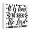 Time To Seek - Wrapped Canvas Print