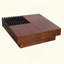 TABLE BASSE DE RANGEMENT EN BOIS D'ACACIA