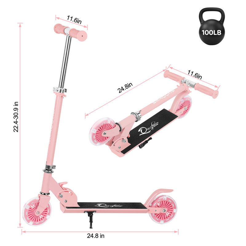 Support - Scooter équipé - Rose