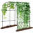Tall Garden Arch Trellis For Climbing Plants, Large Grape Vine Support Arch Arbour Trellis