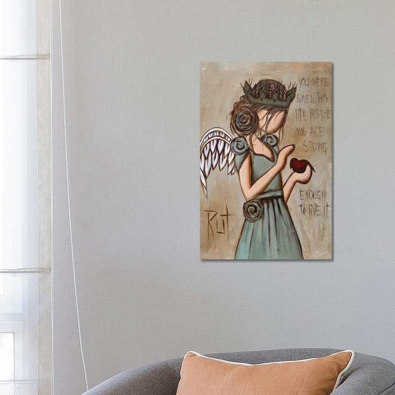 Strong Enough - Painting Print on Canvas, Wrapped Canvas, 66.04 cm H x 45.72 cm W x 1.91 cm D