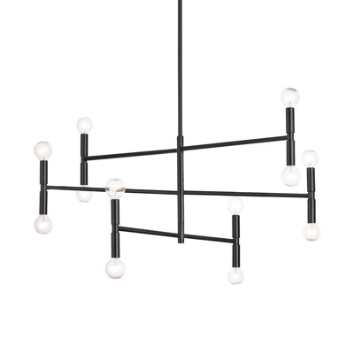Mansi 12 - Light Metal Dimmable Sputnik Chandelier