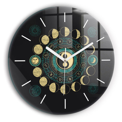 Glass Wall Clock