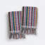 Colourful Patterned Towels with Tassels-847985016