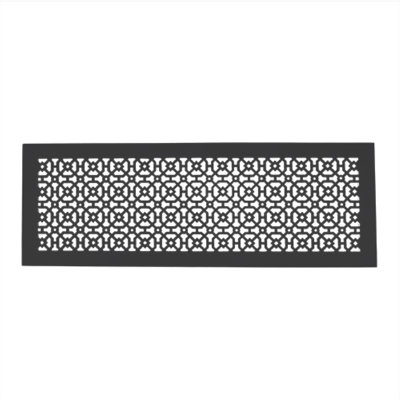 AIR RETURN 8"x26" Duct Opening | Heavy Cast Aluminum Duct Cover (10"x28" Overall) | Powder Coated