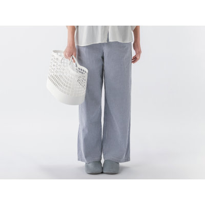 Ensemble de 3 mini paniers en plastique biosourcé Like-it blancs, parfaits pour le rangement, les pique-niques et les courses.