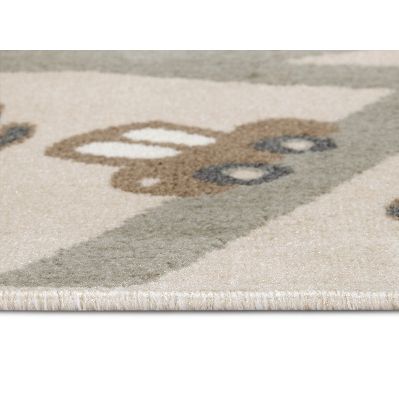 Adventures Children Grey Rug, Rectangular 120 x 170cm