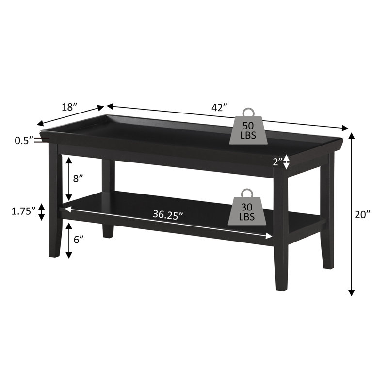 Gwen Coffee Table, White