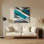 Art mural en métal Hard Edge 92-1959274162