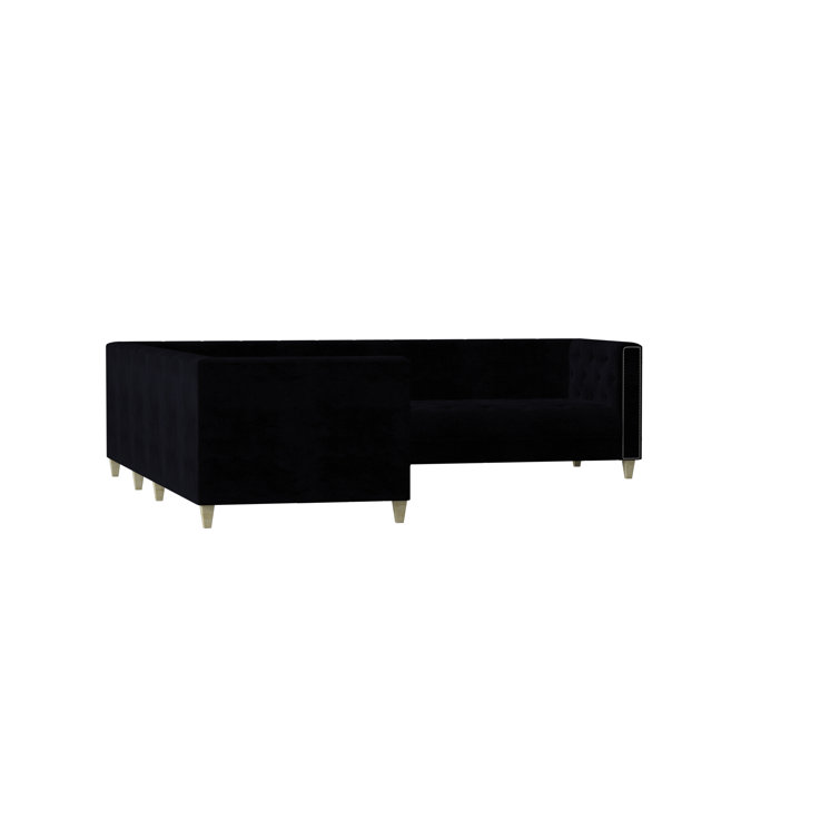 Kimmy Upholstered L-Shaped Sectional Left Hand Facing