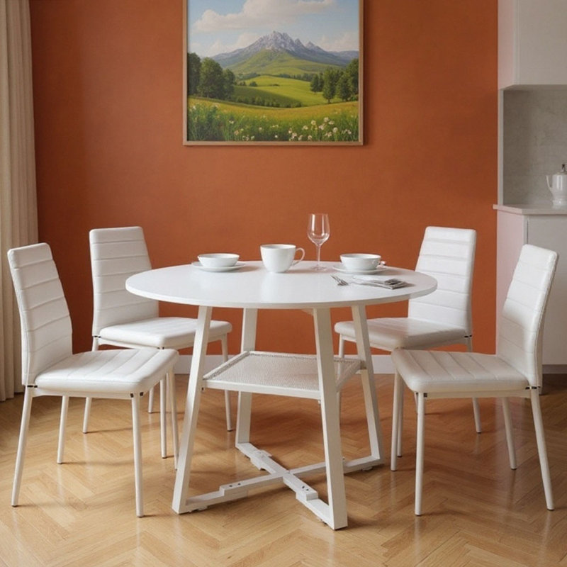 4 - Person Dining Set, White