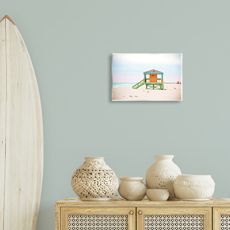 Plaque murale No Lifeguard On Duty, design par Seven Trees Design, H 10 po x l 15 po