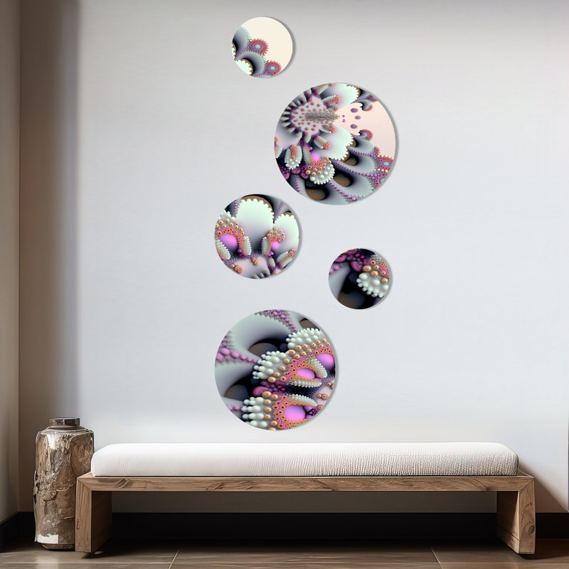 Abstract Wall Decor on Metal