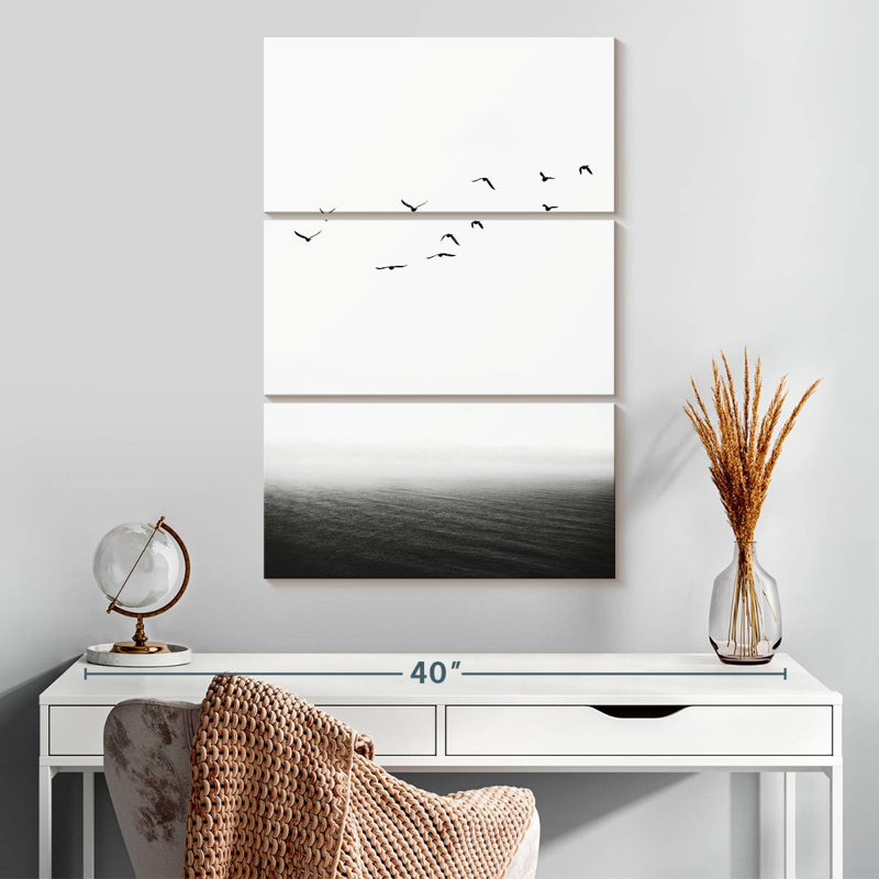 Brampt Flight At The Seaside, 32" H x 20" W