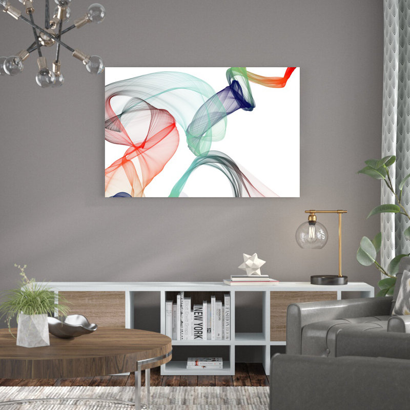 Dynamic Movement V by Irena Orlov - Wrapped Canvas Graphic Art, 32" H x 48" W