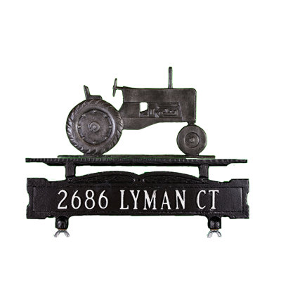 Metal Mailbox Sign