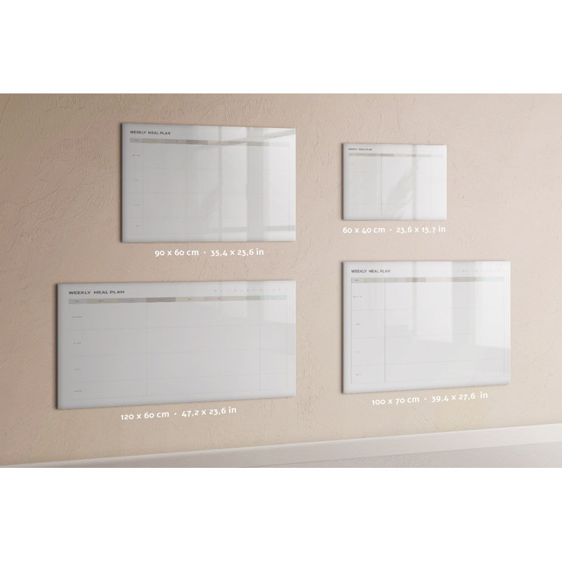 Magnetic Glass Dry Erase Board