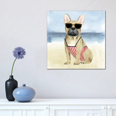 Hot Dog I by Grace Popp - Wrapped Canvas Painting