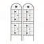 Ensemble de 2 treillis de jardin antirouille en métal 19,7 po-1478516698