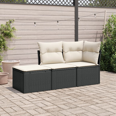 Ensemble de canapé de jardin Vidaxl pour structure de coussins