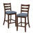 Japhet Upholstered Linen Counter Stool with Solid Wood Frame-619348140