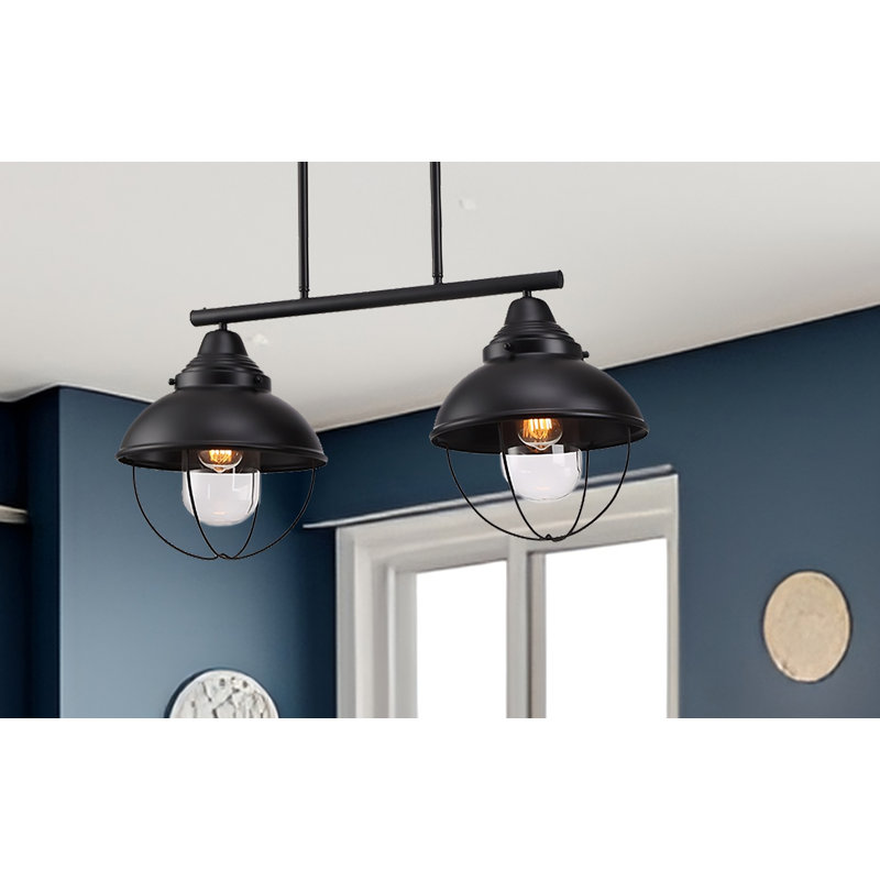 2 - Light Black Lantern Pendant