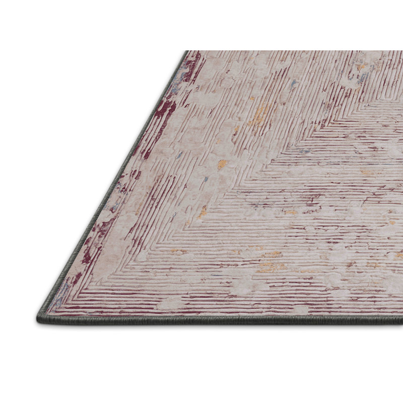 Tapis gris soyeux et moelleux, Rectangle 8 pi x 12 pi