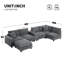 Canapé modulaire en U avec repose-pieds avec rangement et charge USB-1374481327