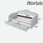 Upholstered Daybed With Led And 2 Drawers-117353046-117353048