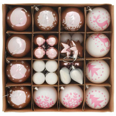 vidaXL Christmas Bauble Plastic