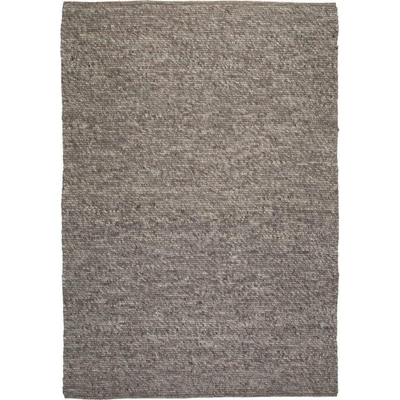 Kjell Uni Hand Woven Area Rug, Rectangle 80 x 150cm, Silver