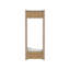Porte-serviettes mural avec tablette et barre de suspension Arlington