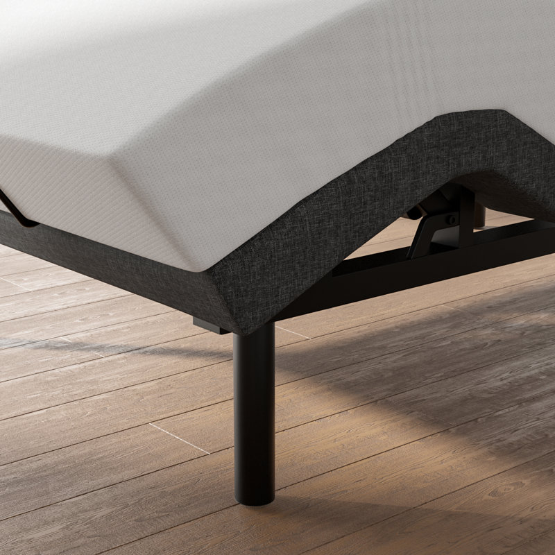 Channahon Adjustable Bed with Wireless Remote, Twin