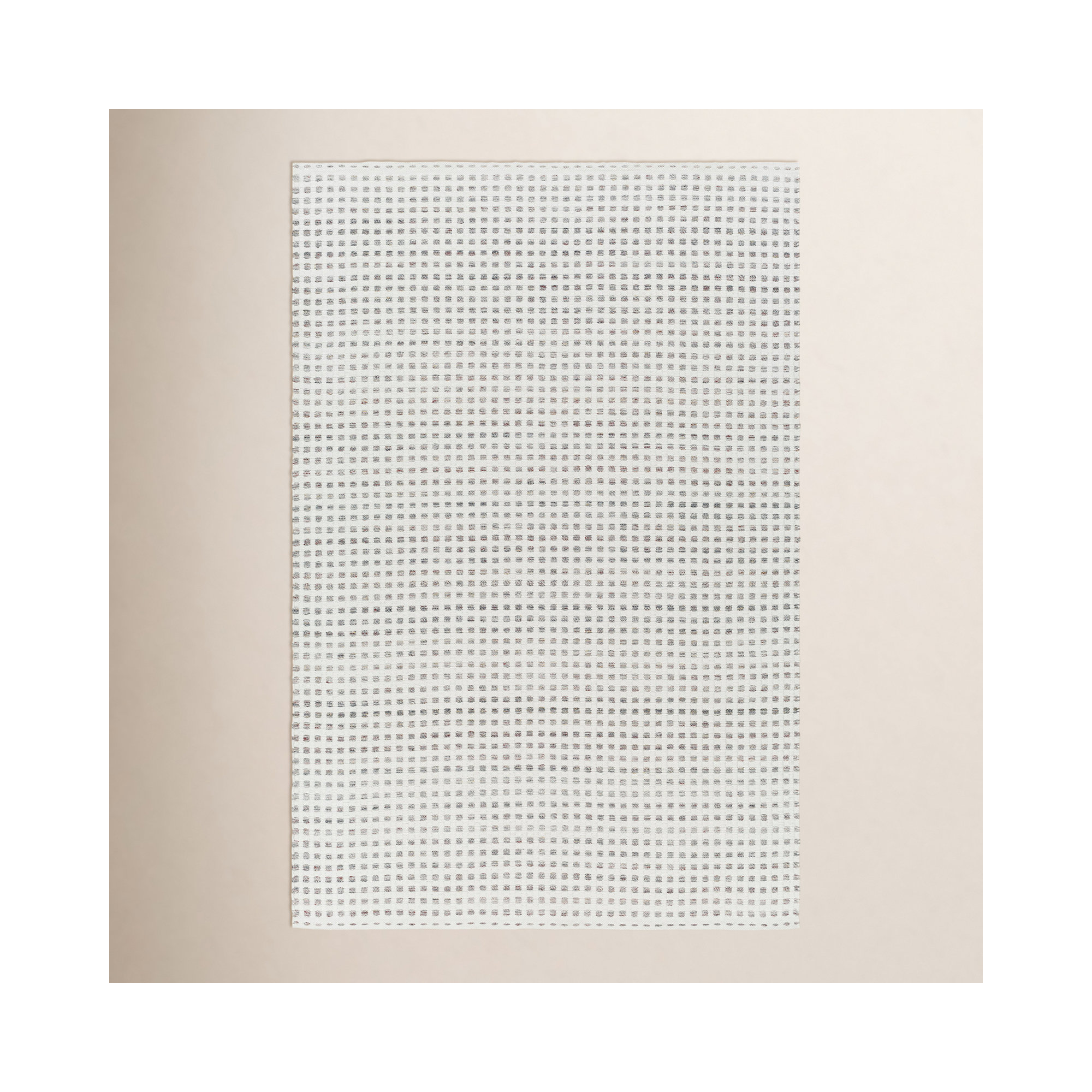 Gilson Handmade Recycled P.E.T Indoor/Outdoor Rug, Rectangle 10' x 14', Gray