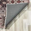 Tapis en chenille de coton marocain beige à motif rétro Eilette-676210250