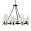 Ellipse 10 - Light Steel Classic / Traditional Chandelier