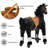 Ride on Horse, Horse Ride on Toy for Kids, Riding Horse Rider Mechanical Walking Action Plush Animal, No Battery or Electricity-112545389-112545388